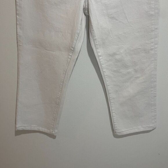 Joe's Jeans Size 28 The OG High Rise Straight Ankle Jeans Ecru Cream - Picture 9 of 16